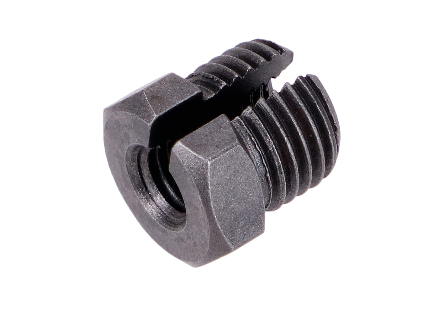 NTS Parts Šroub M10x1 mm spojkového lanka pro Sachs 50/3, 50/4, Hercules, Miele, DKW, KTM, Rixe, moped, mokick MG00062639