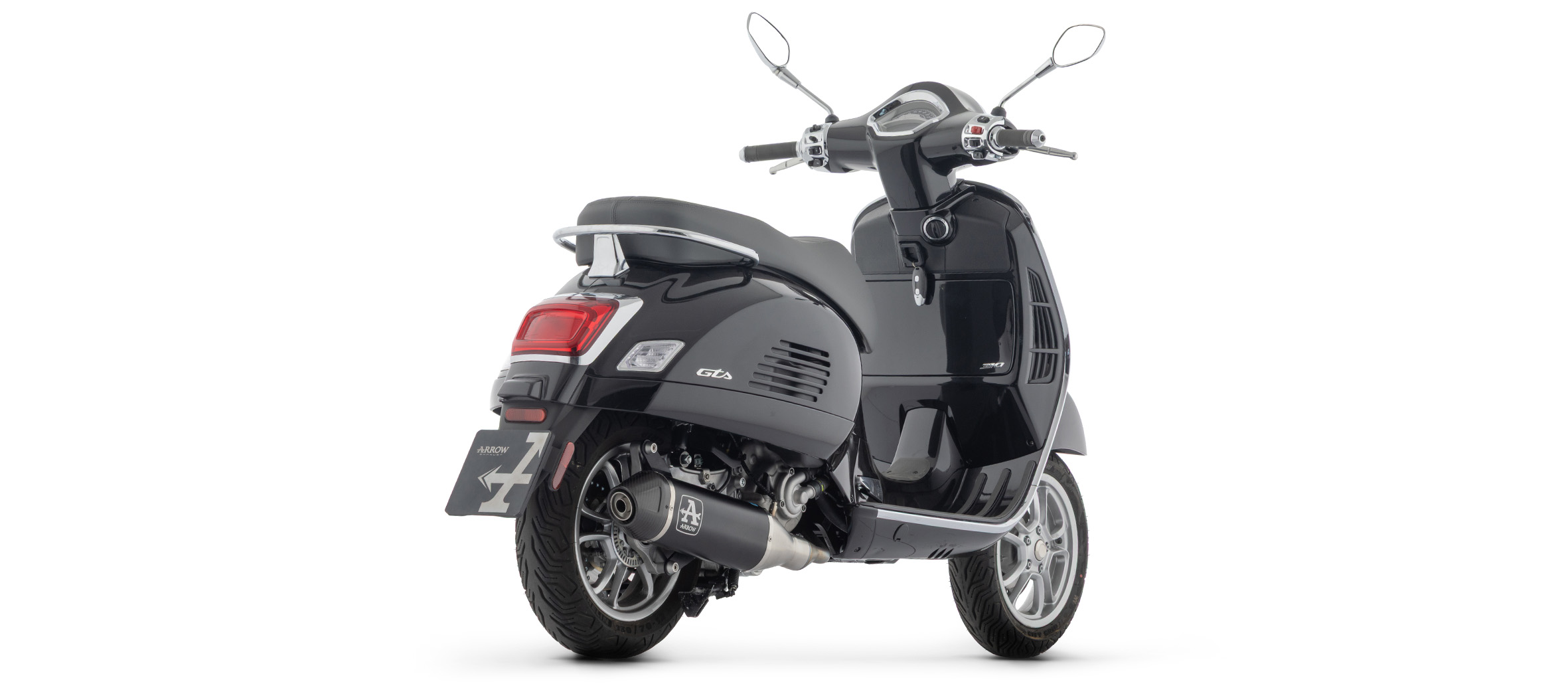 Výfuk Arrow Urban Dark, Vespa GTS, ​GTV 310 ccm HPE (2024-) Euro5+ AR53551AKN