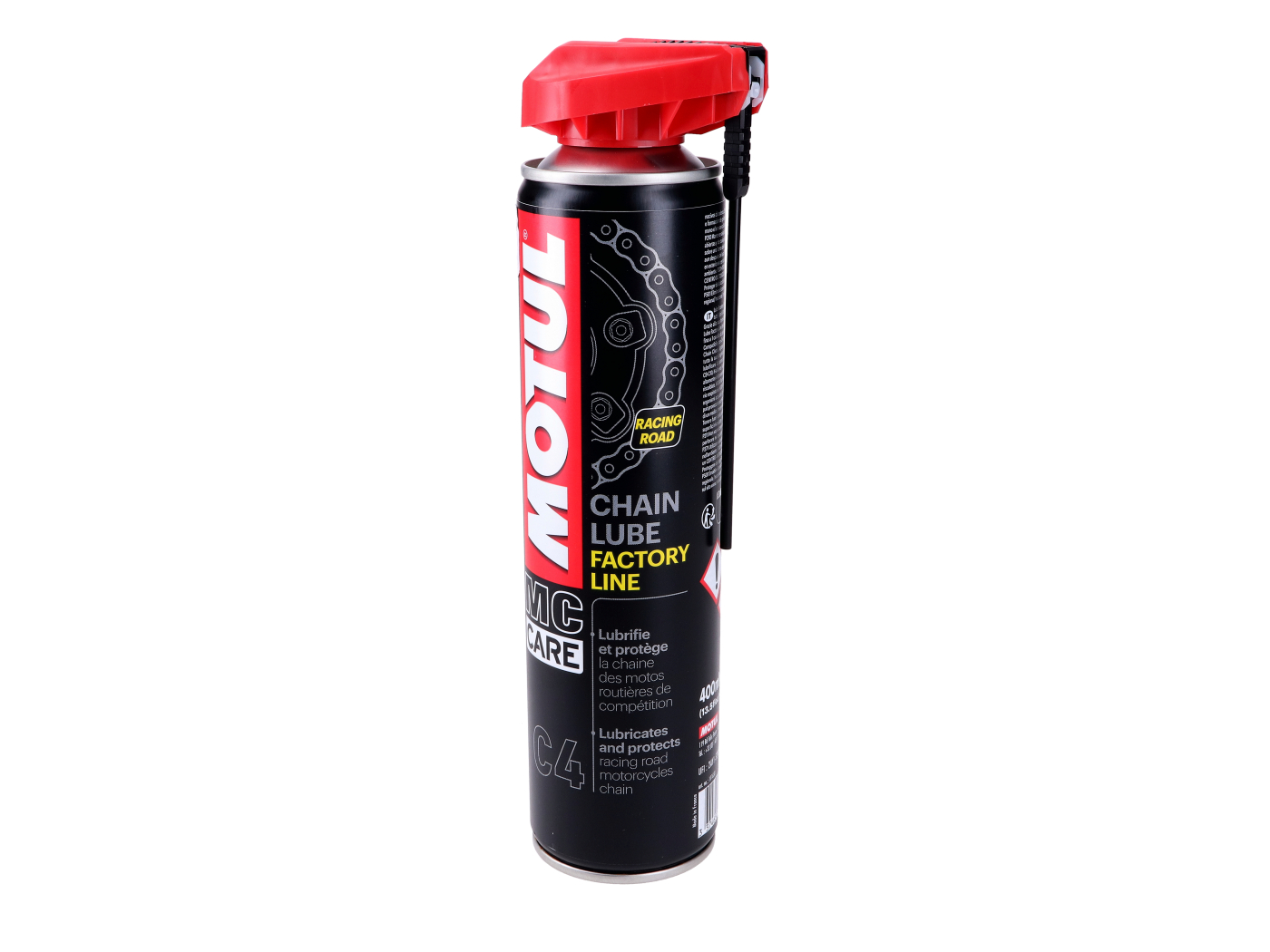 Sprej na řetěz Motul MC Care C4 Chain Lube Factory Line Racing Road 400 ml