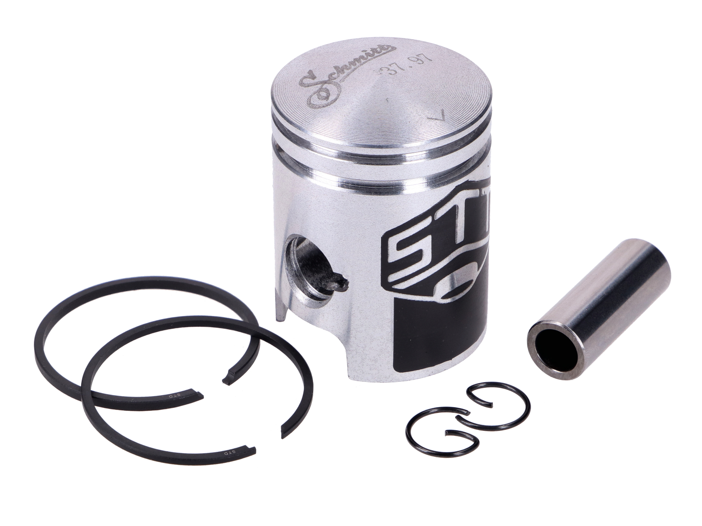 Pístní sada Schmitt verze 38 mm Mokick pro Sachs 504, 505, Hercules Prima