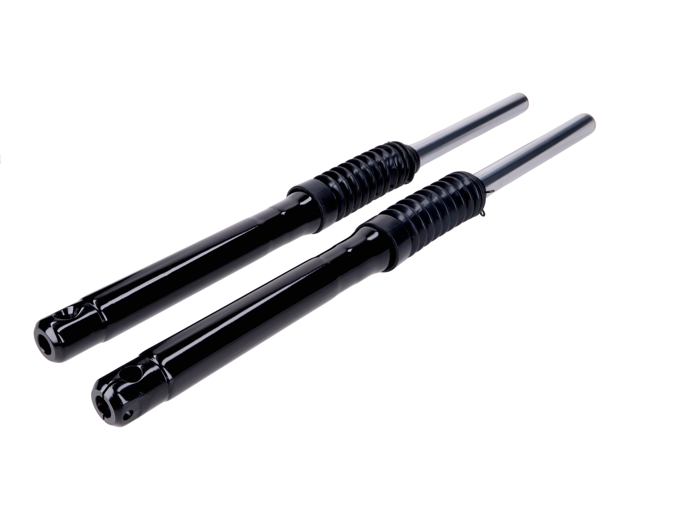 101 Octane Sada trubek přední vidlice černá s manžetami pro Simson S50, S51, S53, S70, S83