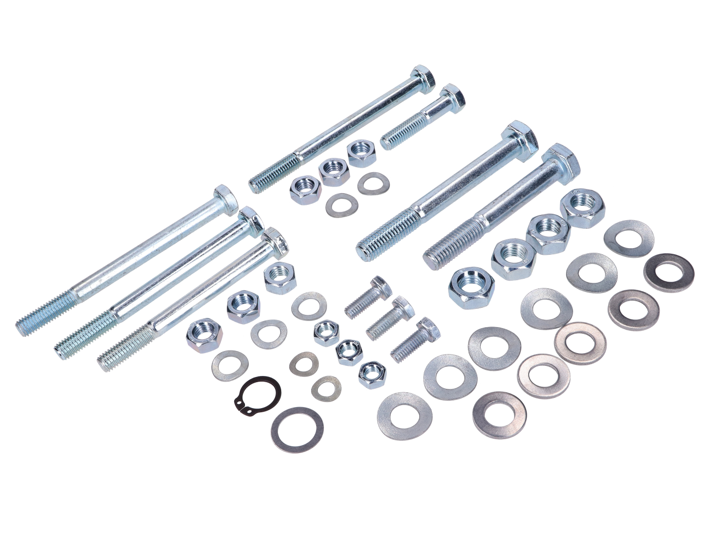 Diverse / Import Sada šroubů 44 ks, stojan, stupačky, motor pro Kreidler Florett RS, RMC, LF, LH