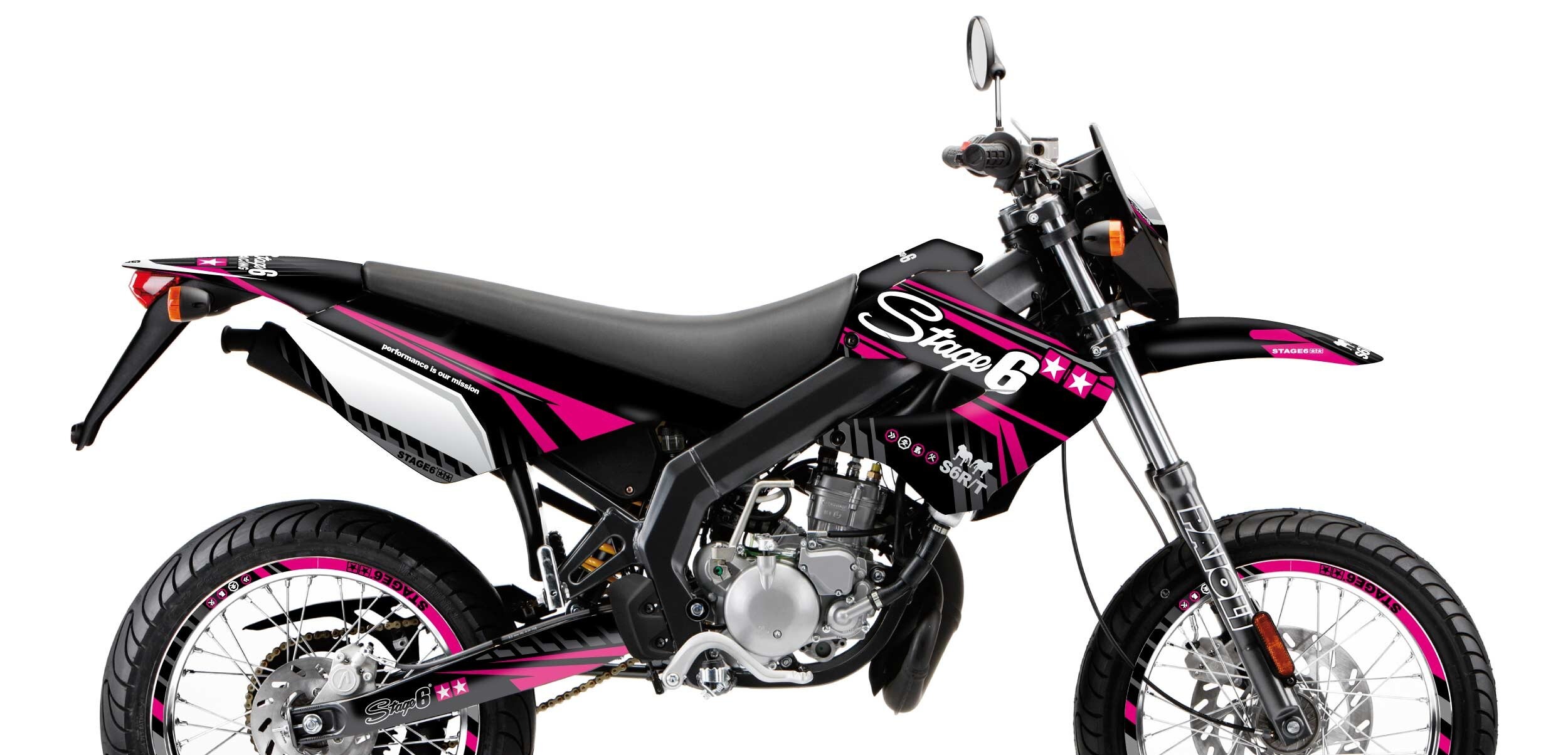 Stage6 Sada samolepek Derbi X-Treme 2006 - 2010 Stage6, růžová