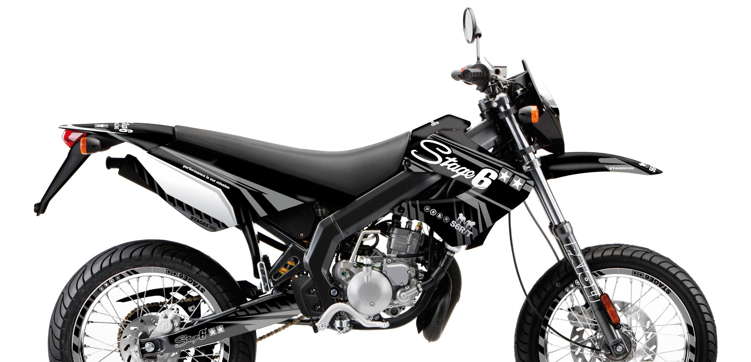 Stage6 Sada samolepek Derbi X-Treme 2006 - 2010 Stage6, černá