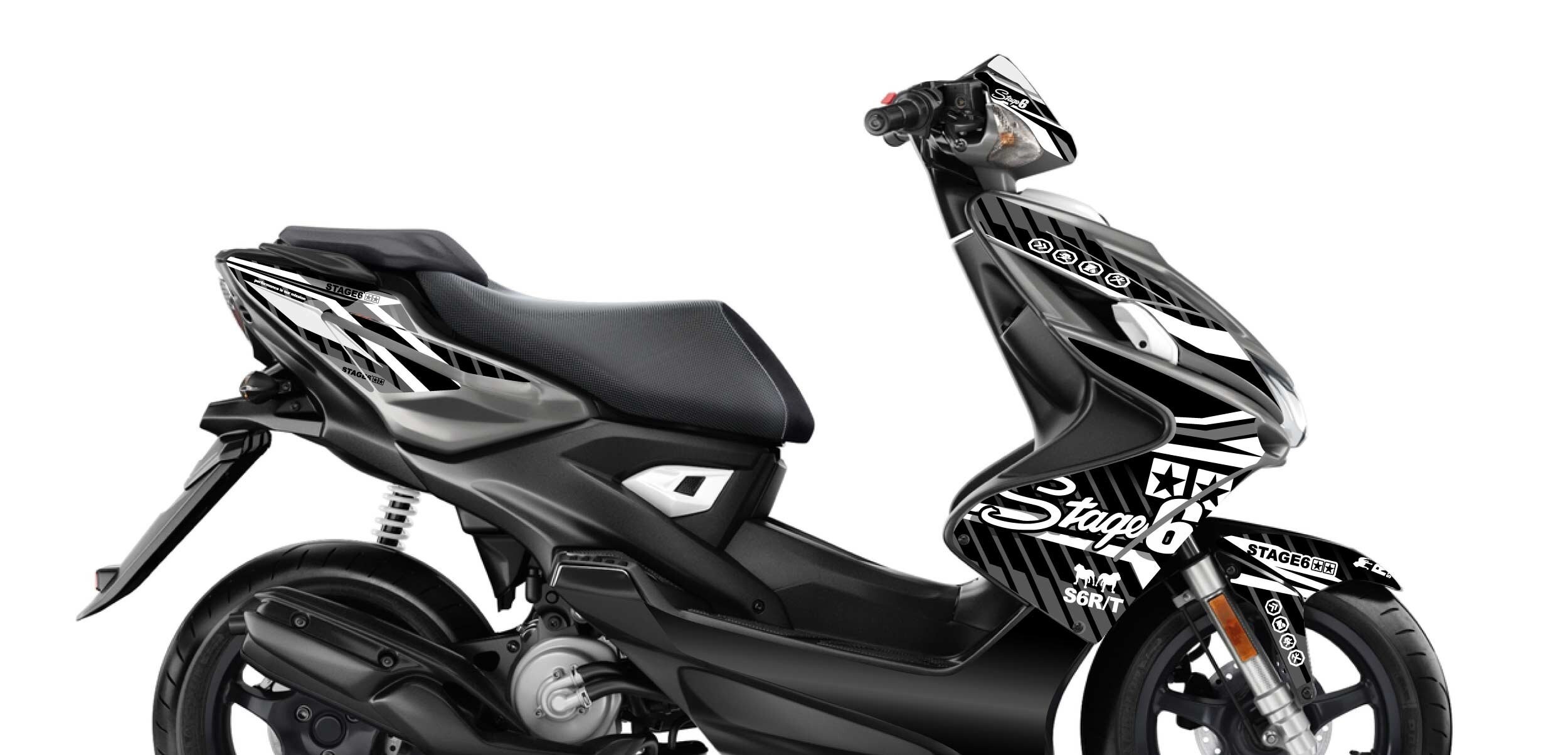 Stage6 Sada samolepek Yamaha Aerox od 2013 Stage6, bílá