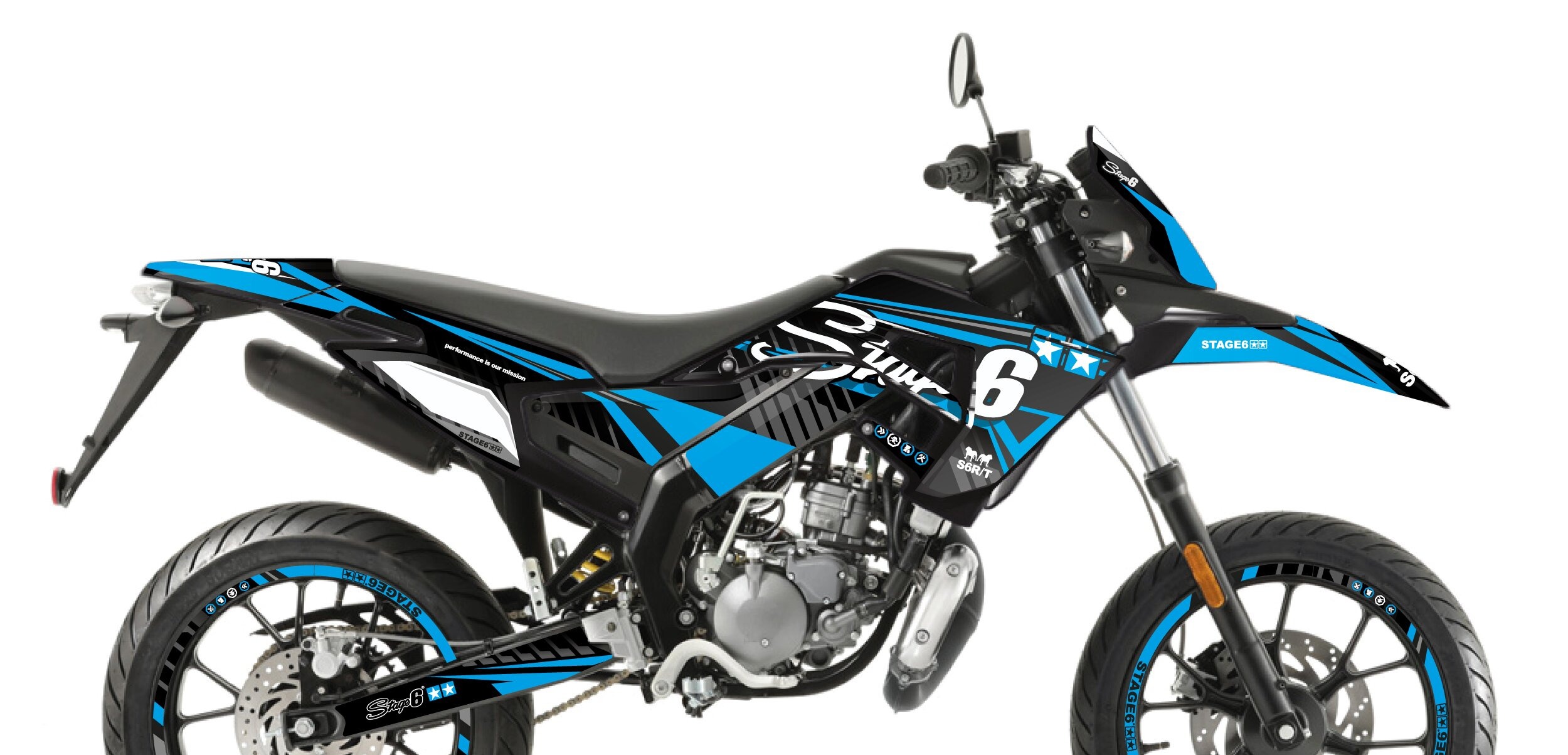 Stage6 Sada samolepek Derbi X-Treme 2018 - 2020 Stage6, modrá