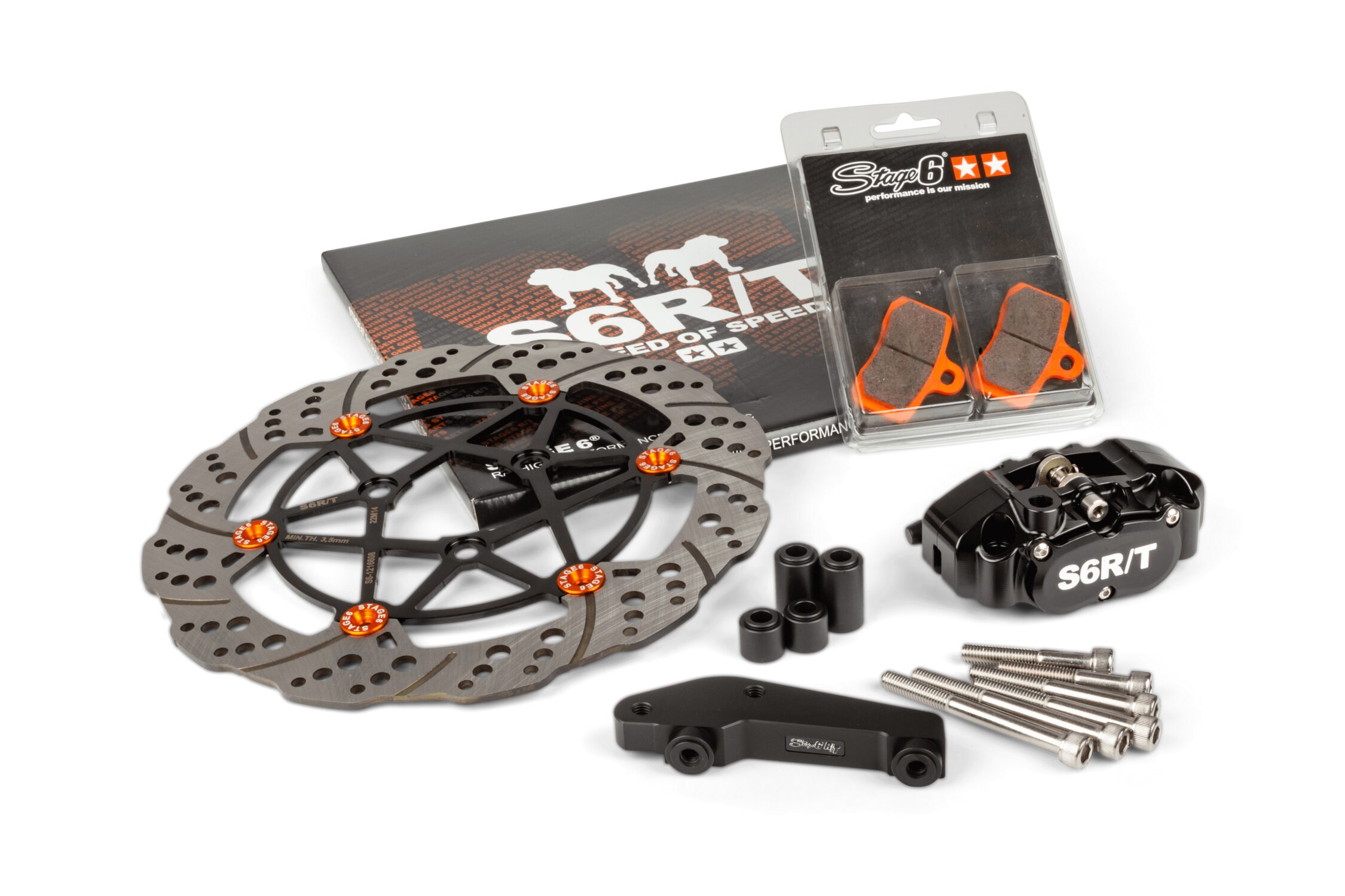 Oversize sada brzdiče 280mm Yamaha Aerox Stage6 R/T černá