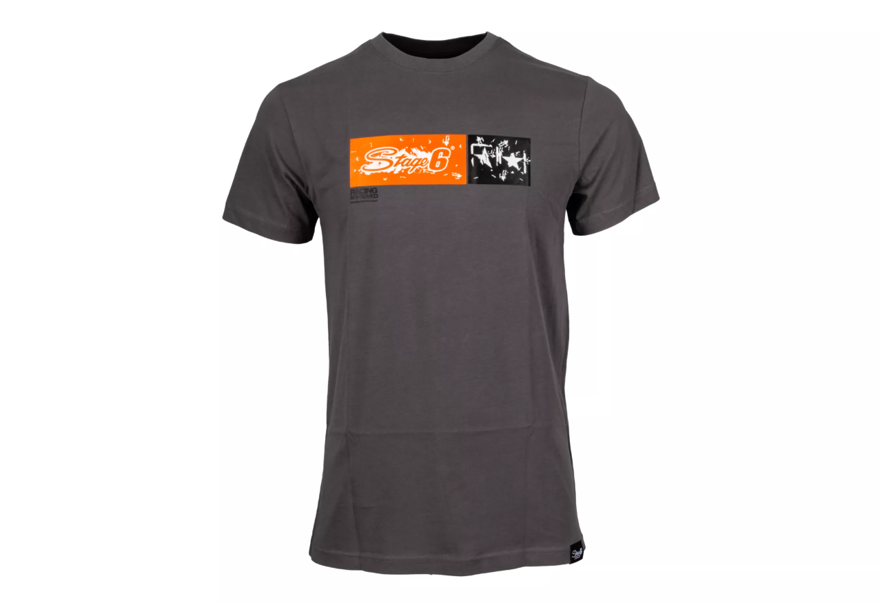 Tričko Stage6 Racing Approved šedé S