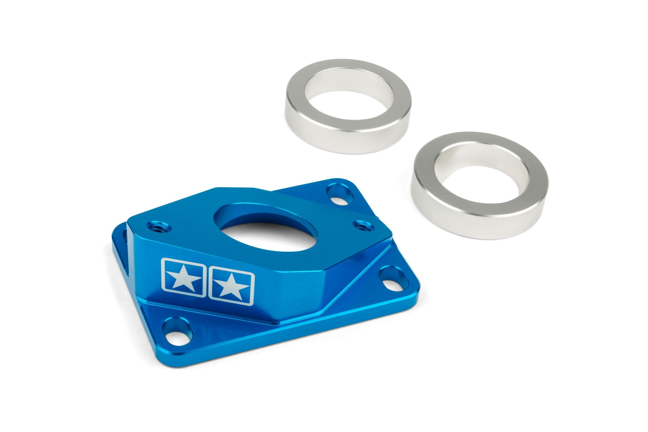 Příruba AM6 / Derbi Stage6 High Flow MK2 28mm modrá