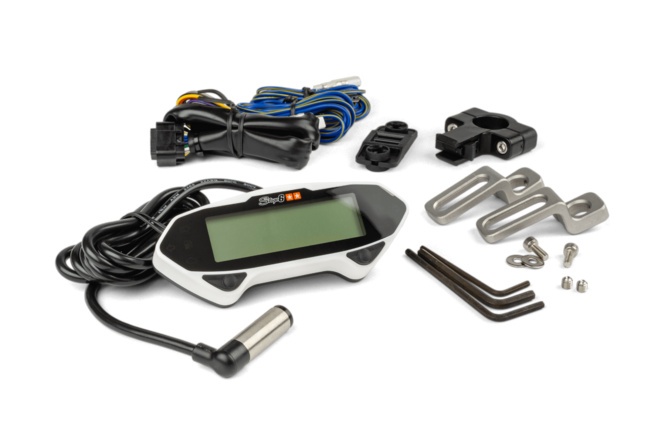 Tachometr Stage6 racing bílý