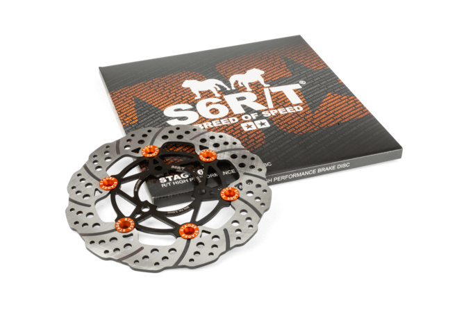 Brzdový kotouč Stage6 R/T plovoucí 220mm 3-díry Pit Bike