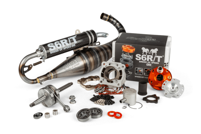 Tuning Kit válec - klikový hřídel - výfuk Stage6 R/T 70 Piaggio LC