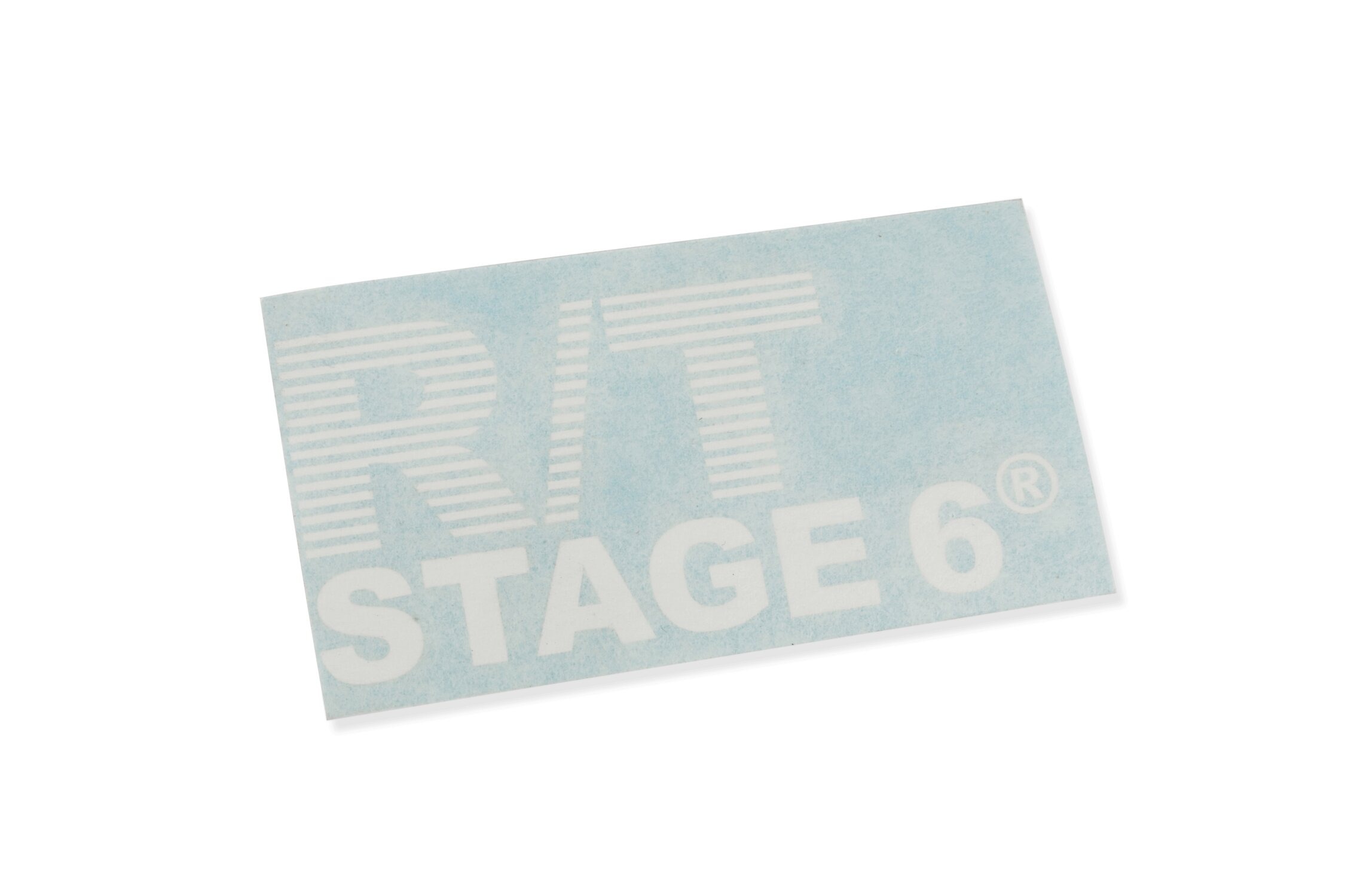 Samolepka Stage6 R/T Stripes 70x35mm bílá