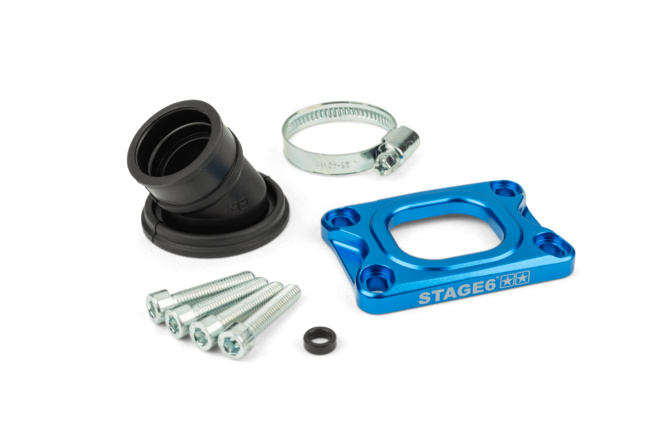 Příruba Stage6 360° AM6 / Derbi modrá CP Evolution