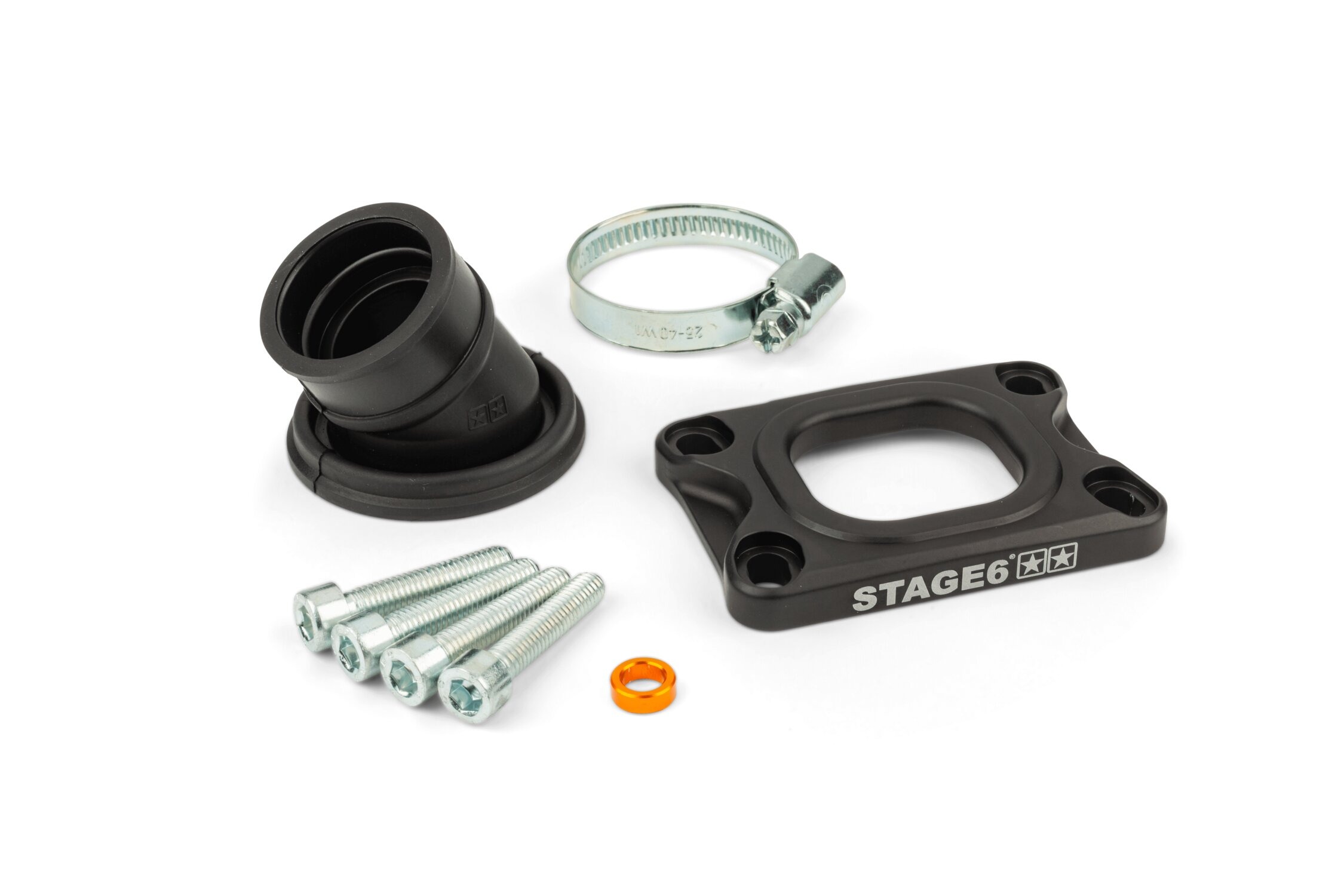 Příruba Stage6 360° AM6 / Derbi černá CP Evolution