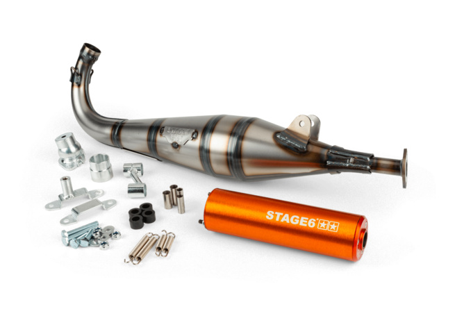 Výfuk Stage6 StreetRace Peugeot 103 SPX oranžová