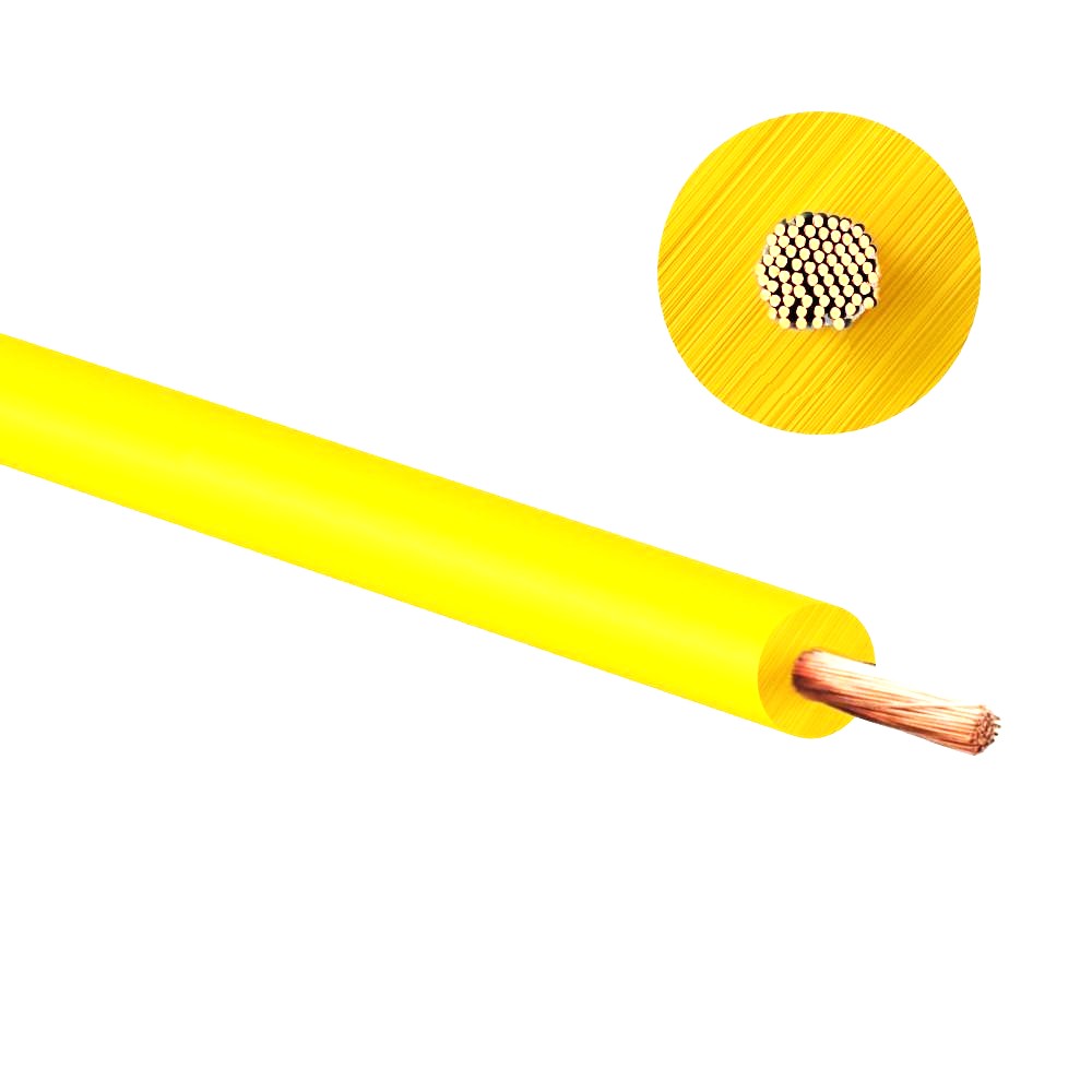 Czech Kabel žlutý, průřez 1mm2 (cena za 1m)