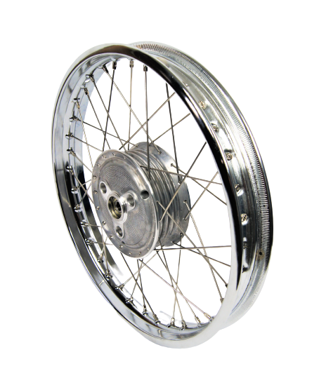 Duells Kolo přední - zadní úpl. JAWA 50 - 05, 20, 21, 23 (paprsky zinek 3,5mm)