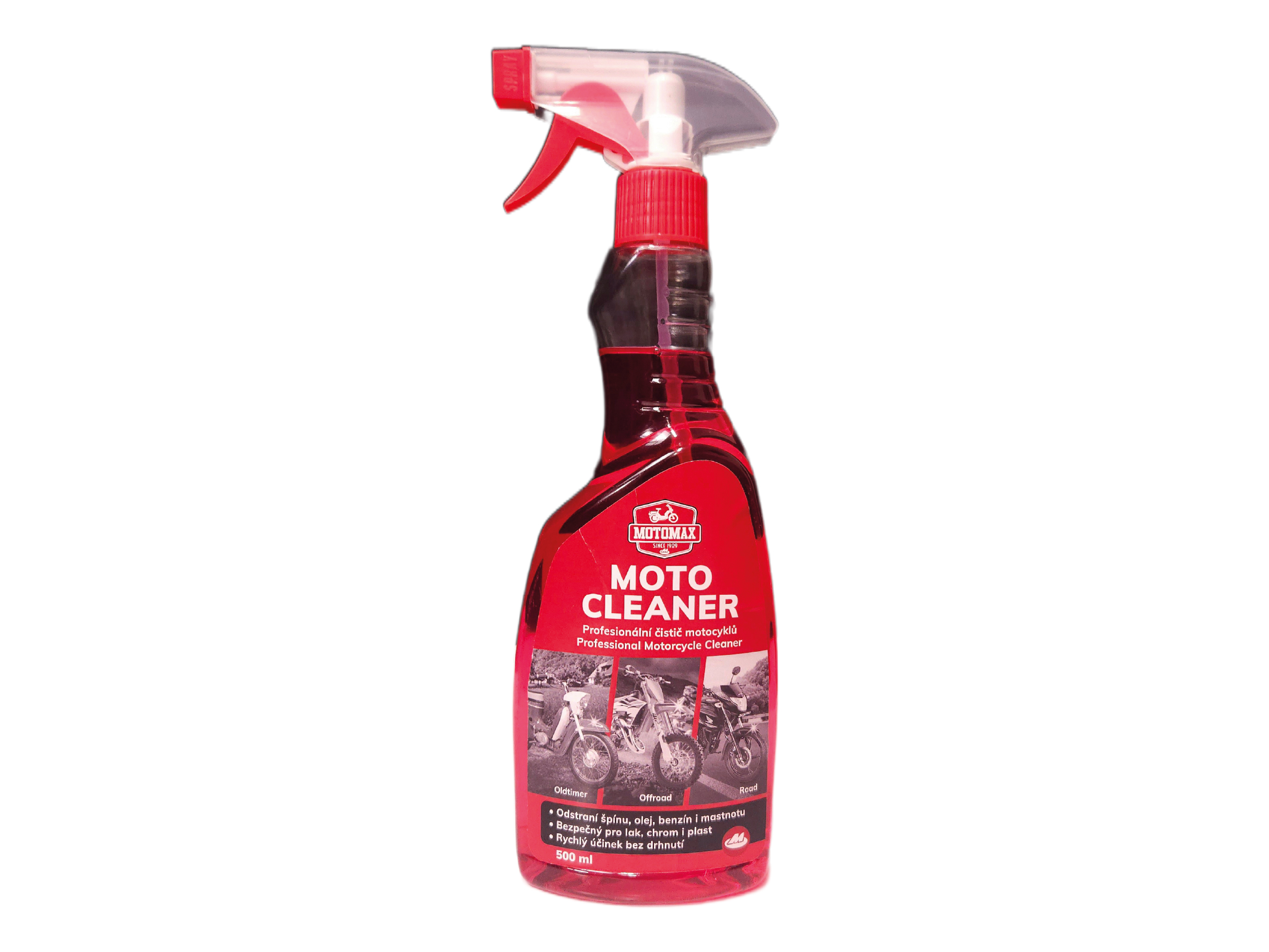 MOTOMAX, s.r.o. Moto cleaner MOTOMAX - 500ml s rozprašovačem