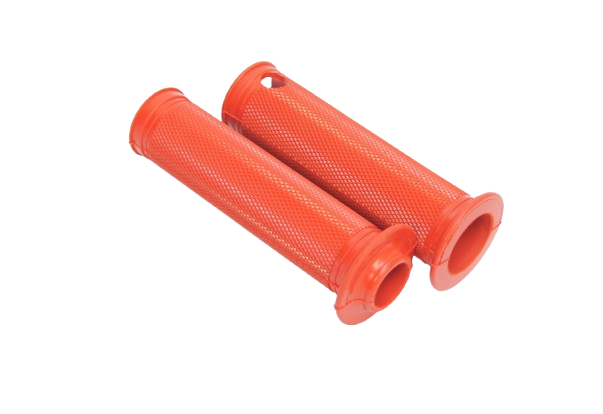 Návleky rukojetí L+P JAWA, ČZ - sada 2ks červené rovné  *M