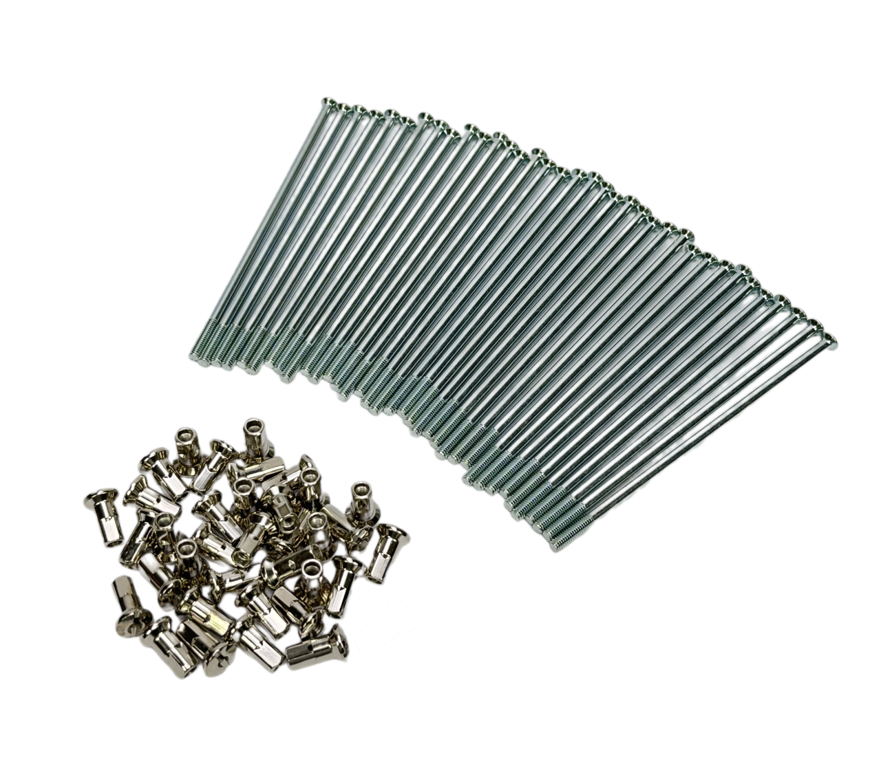 Duells Paprsky kola JAWA kývačka M4x110 + M4 (sada 36ks) - zinek