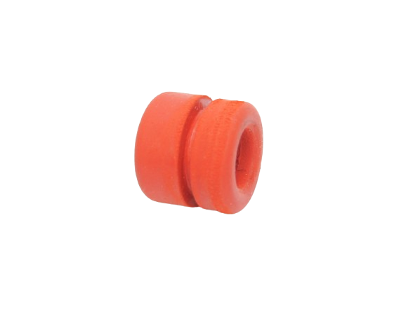 Průchodka předního krytu JAWA 50 - 05, 20, 21 (pro bow. tacho./kabel svíčky) - červená  *M