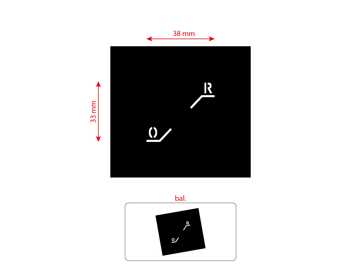 MOTOMAX, s.r.o. Šablona k nástřiku Babetta 228, 207 - poloha palivového kohoutu  *M