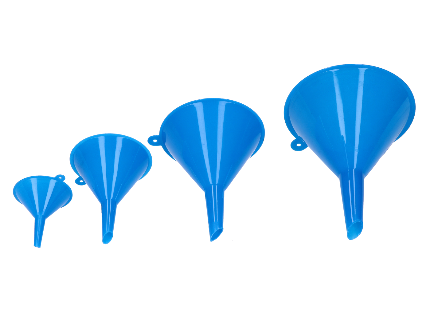 BGS technic Plastová sada trychtýřů, 4dílná