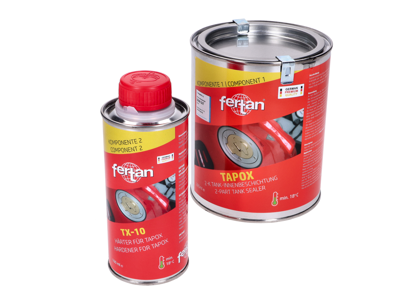 Sada na těsnění nádrže Fertan Tapox 285 ml TX10 160 ml