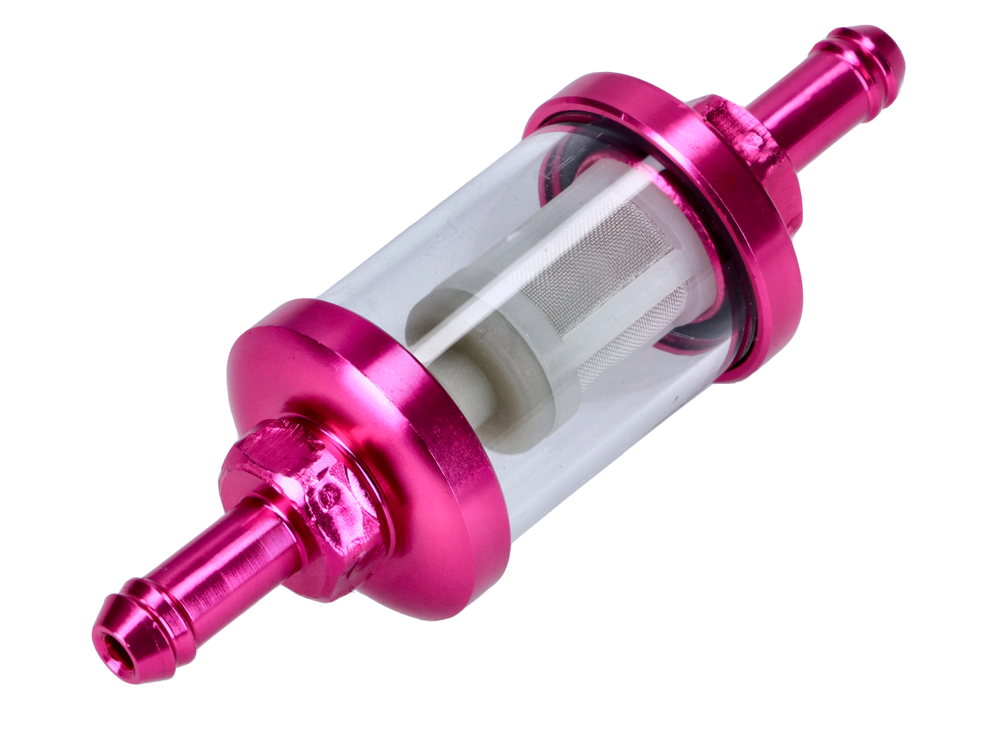 101 Octane Palivový filtr růžový rozebíratelný 7mm