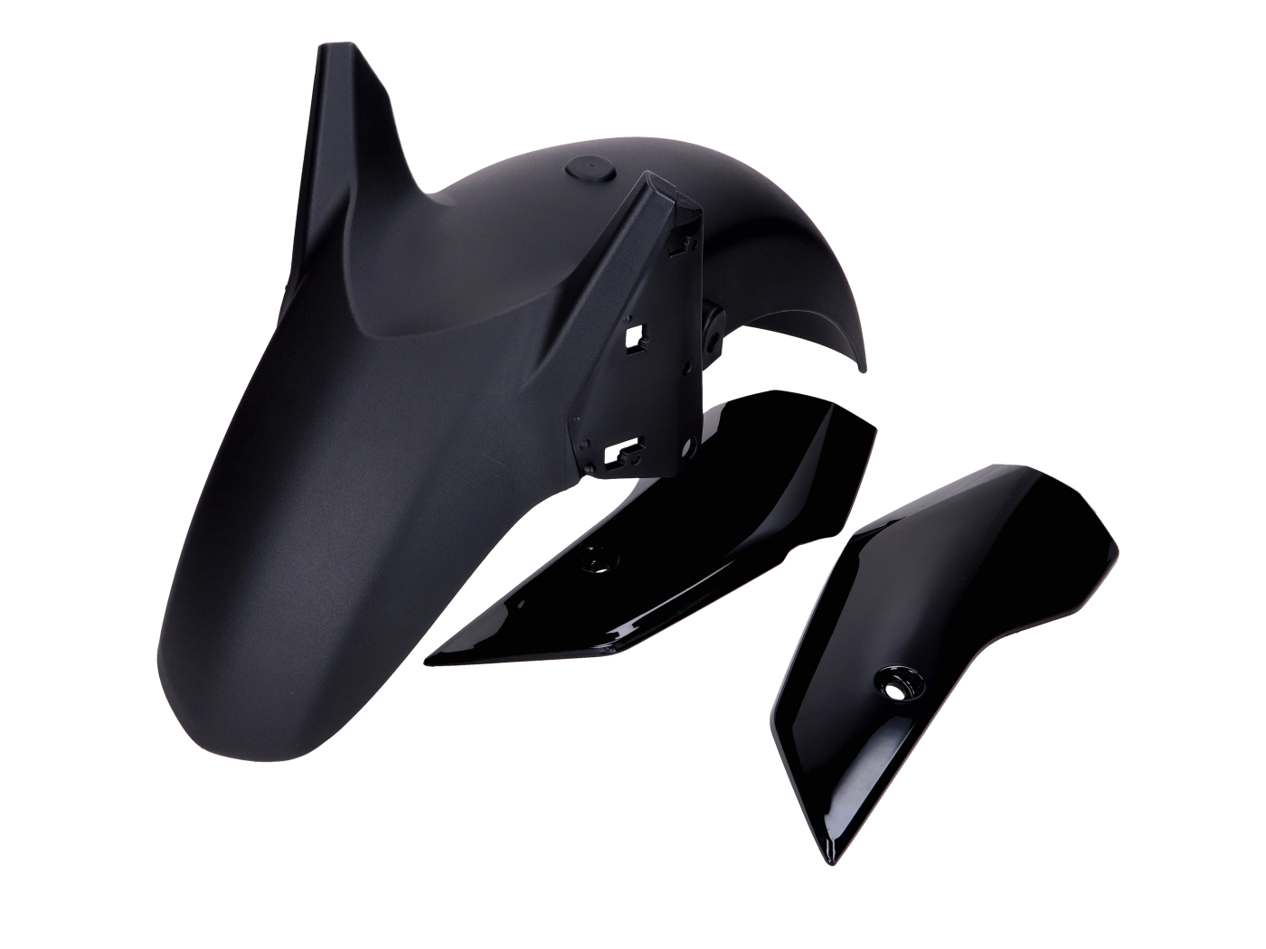 101 Octane Přední blatník sada lesklá černá pro Yamaha X-Max 125cc, 300cc 2023