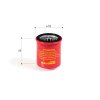 209448 olejovy filtr malossi redchilli piaggio leader 125 300ccm 4t