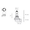 Žárovka Halogen H11 PGJ19-2 12V 55W