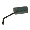 Zrcátko F1 levé M8 Carbon-Look matné krátký závit