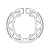240690 3 brzdove pakny s pruzinami polini 140x25mm aprilia 50 scarabeo piaggio 50 fly liberty vespa 50 primavera