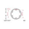 251067 1 rozeta afam 53z 428 yamaha dt 125r tdr wr 125r wr 125x