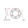 251244 1 rozeta afam 57z 428 yamaha tdr 125 tzr 80 125 fzr 400
