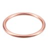 40749 - exhaust gasket copper 28x34mm for Simson S50, S51, S53, S70, S83, SR50, SR70, Schwalbe, Sperber, Spatz, Habicht, Star