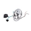 Přední světlo čiré kulaté s parkovačkou 12V H4 / HS1 halogen, Simson S50, S51, S70