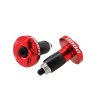 VCR-SD970/RE - handlebar caps VOCA CNC 14mm anti-vibration dampers - red