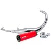 VCR-RD15192/RE - exhaust VOCA Chromed 50/70cc red silencer for Derbi EBE, EBS, D50B Enduro, Supermoto