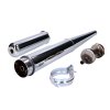 Výfuk chromový 28mm s děrovanou vložkou, Simson S50, S51, S53, S70, S83, SR50, SR80, KR51/2 Schwalbe