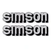 Sada samolepek nádrže stříbrná, Simson S51