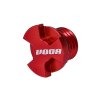 Zátka oleje VOCA CNC červená, Minarelli AM, Generic, KSR-Moto, Keeway, Motobi, Ride, 1E40MA, 1E40MB