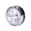 Přední světlo kulaté černé 145mm moped