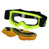 43289 - MX goggle S-Line kids fluo yellow - iridium red