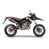 Sada polepů černo-bílo-červená matná, Gilera SMT 50 2018-