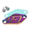 44592-NC - oil pump cover Doppler V2 neo chrome for Minarelli AM6, Derbi EBE, EBS, D50B