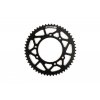 Rozeta 53 zubů - 420 Stage6 alu CNC černá Derbi Senda DRD Pro / Racing