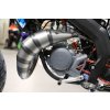 Výfuk Stage6 Streetrace 70ccm modro - černý (vysoké uchycení) Derbi Senda